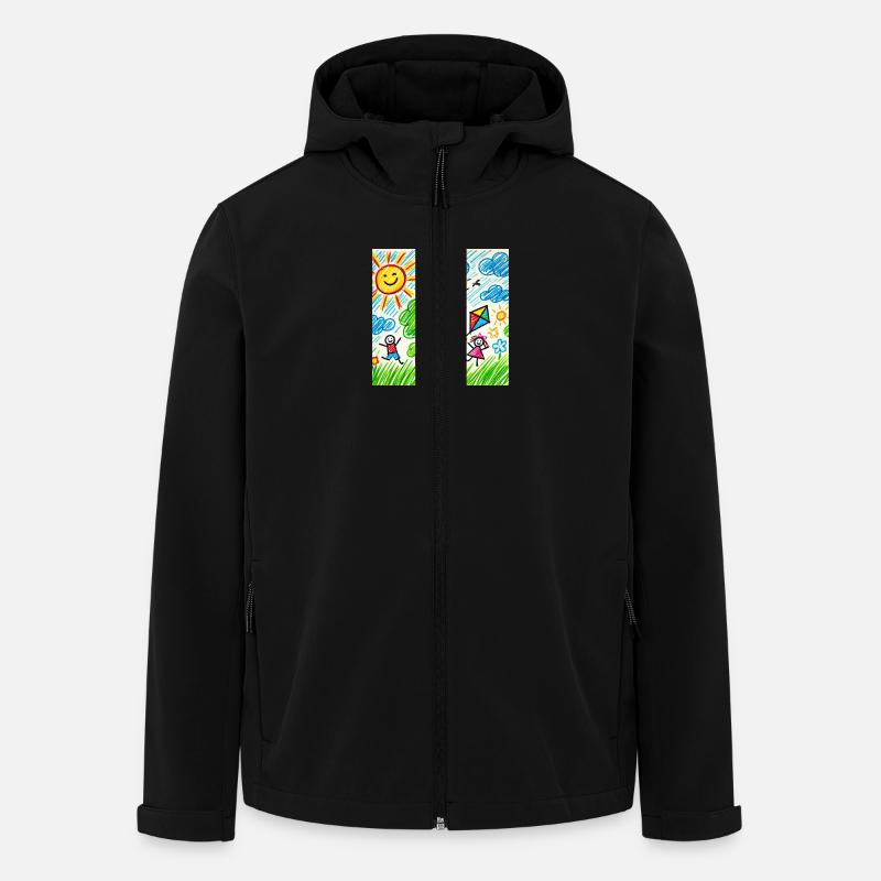 Sommer-T-Shirt - Recycelte Männer Softshell-Jacke von Stanley/Stella - Schwarz