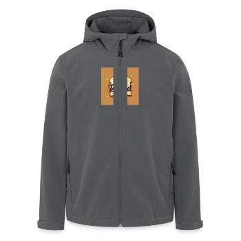 Toast - Recycelte Männer Softshell-Jacke von Stanley/Stella - Schwarz - Vorne - AI Model Male 185 light (185cm)
