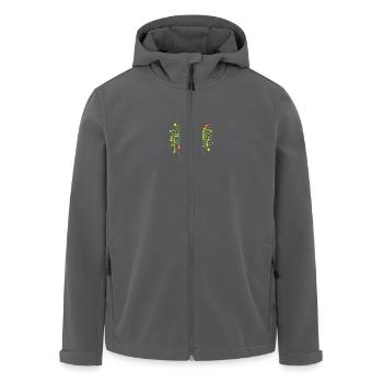 Neon - Recycelte Männer Softshell-Jacke von Stanley/Stella - Schwarz - Vorne - AI Model Male 185 light (185cm)