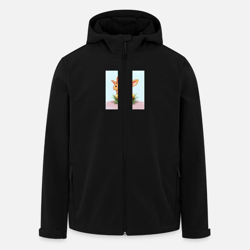 Osterhappiness - Recycelte Männer Softshell-Jacke von Stanley/Stella - Schwarz