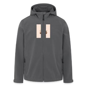 Osterhase & Glücksei - Recycelte Männer Softshell-Jacke von Stanley/Stella - Schwarz - Vorne - AI Model Male 185 light (185cm)