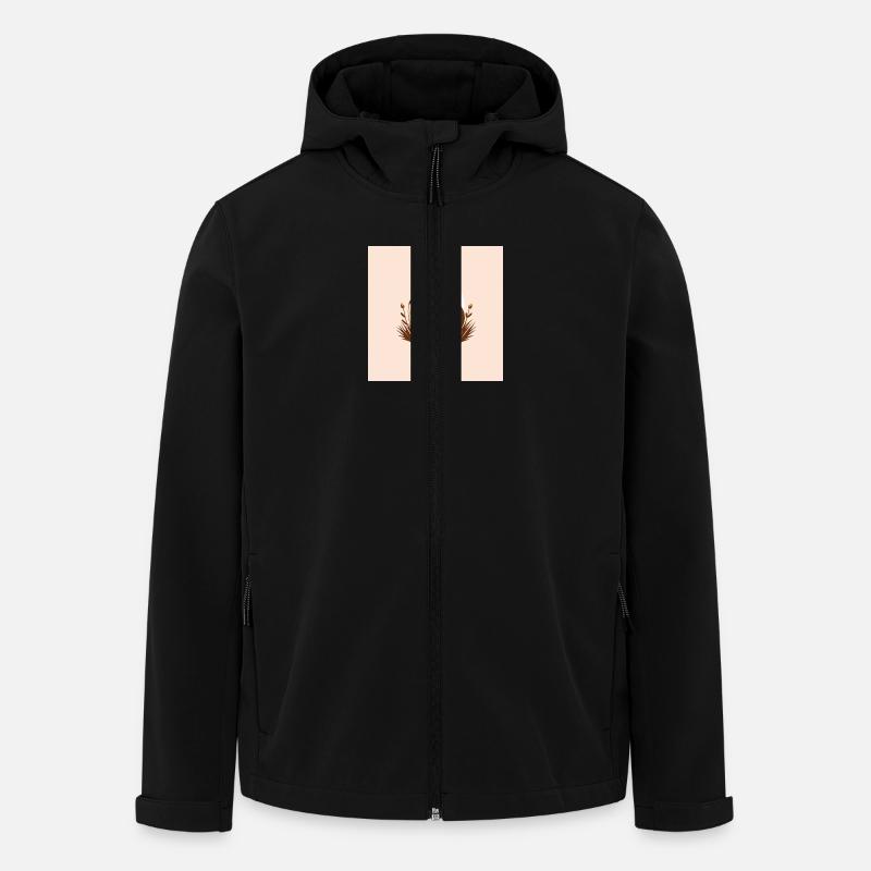 Osterhase & Glücksei - Recycelte Männer Softshell-Jacke von Stanley/Stella - Schwarz
