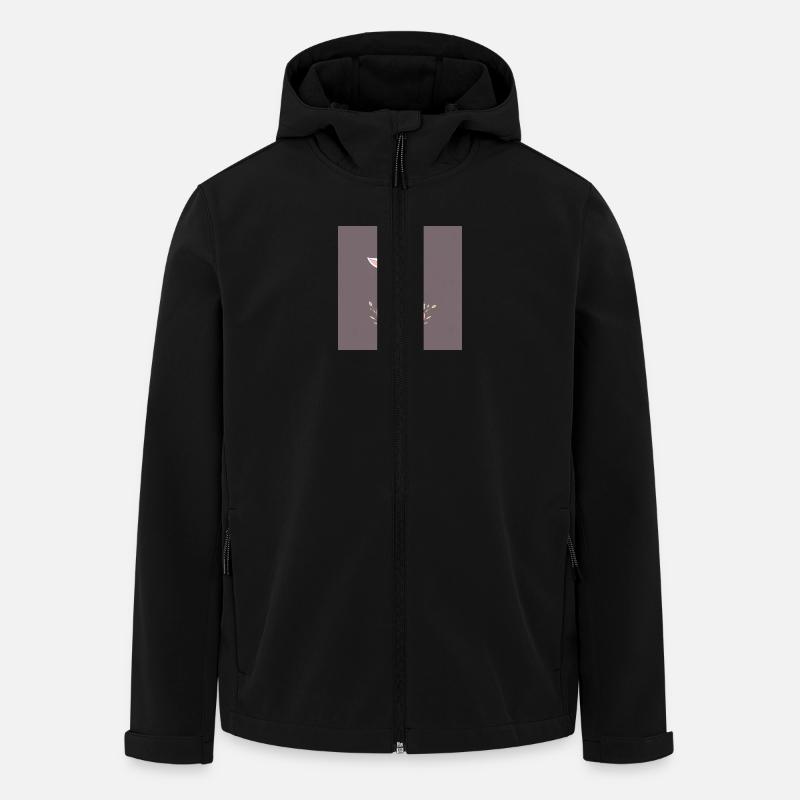 Osterhase auf Abenteuer - Recycelte Männer Softshell-Jacke von Stanley/Stella - Schwarz
