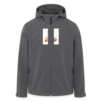 Zauberhafter Osterhase - Recycelte Männer Softshell-Jacke von Stanley/Stella - Schwarz - Vorne - AI Model Male 185 light (185cm)