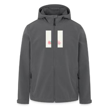 Hase mit Osterei - Recycelte Männer Softshell-Jacke von Stanley/Stella - Schwarz - Vorne - AI Model Male 185 light (185cm)