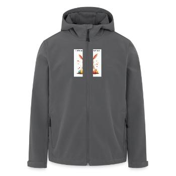 Liebe auf den ersten Blick - Recycelte Männer Softshell-Jacke von Stanley/Stella - Schwarz - Vorne - AI Model Male 185 light (185cm)