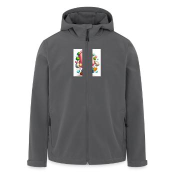 2cc40282 906f 4c98 93b2 69645453e3da - Recycelte Männer Softshell-Jacke von Stanley/Stella - Schwarz - Vorne - AI Model Male 185 light (185cm)