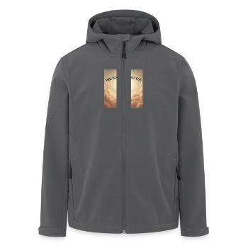 The Bass Is With You - Recycelte Männer Softshell-Jacke von Stanley/Stella - Schwarz - Vorne - AI Model Male 185 light (185cm)