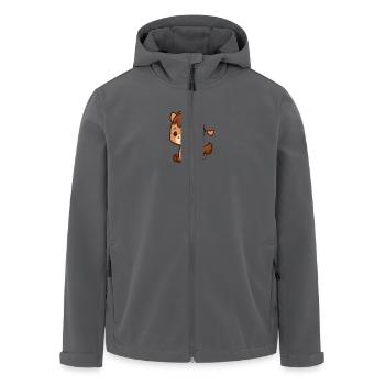 Kleines Pony – verspielt & liebenswert - Recycelte Männer Softshell-Jacke von Stanley/Stella - Schwarz - Vorne - AI Model Male 185 light (185cm)