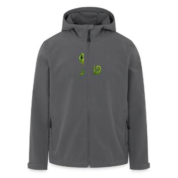 Chameleon – colourful and enchanting - Men’s Recycled Softshell Jacket by Stanley/Stella - black - Front - AI Model Male 185 light (185cm)