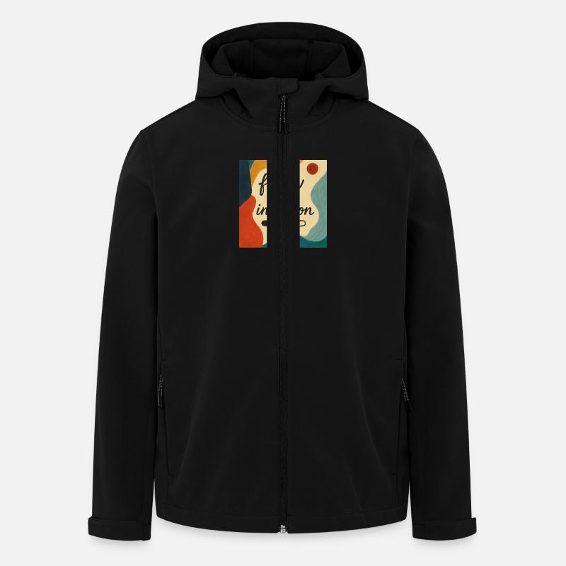 Intuition in Farbe - Recycelte Männer Softshell-Jacke von Stanley/Stella - Schwarz