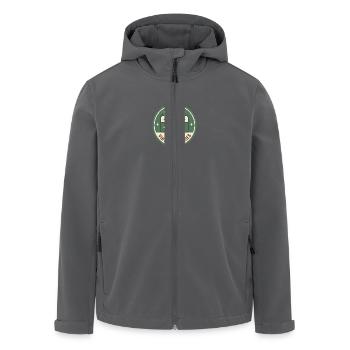 Filmkamera - Recycelte Männer Softshell-Jacke von Stanley/Stella - Schwarz - Vorne - AI Model Male 185 light (185cm)