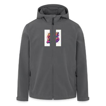 Machen Sie es laut – trauen Sie sich auf Lautstärke - Recycelte Männer Softshell-Jacke von Stanley/Stella - Schwarz - Vorne - AI Model Male 185 light (185cm)