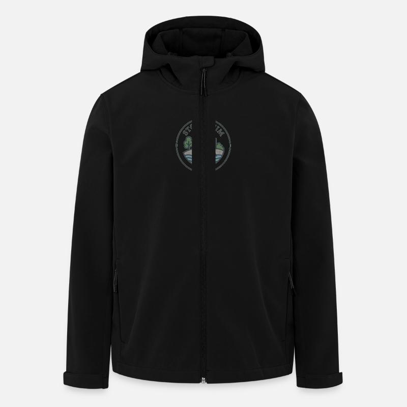 stotzheim - Recycelte Männer Softshell-Jacke von Stanley/Stella - Schwarz