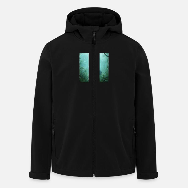 Mystical Underwater World Druid Eventyr - Men’s Recycled Softshell Jacket by Stanley/Stella - black