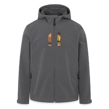 1000015532 - Recycelte Männer Softshell-Jacke von Stanley/Stella - Schwarz - Vorne - AI Model Male 185 light (185cm)