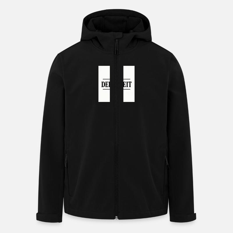 Derby! - Recycelte Männer Softshell-Jacke von Stanley/Stella - Schwarz