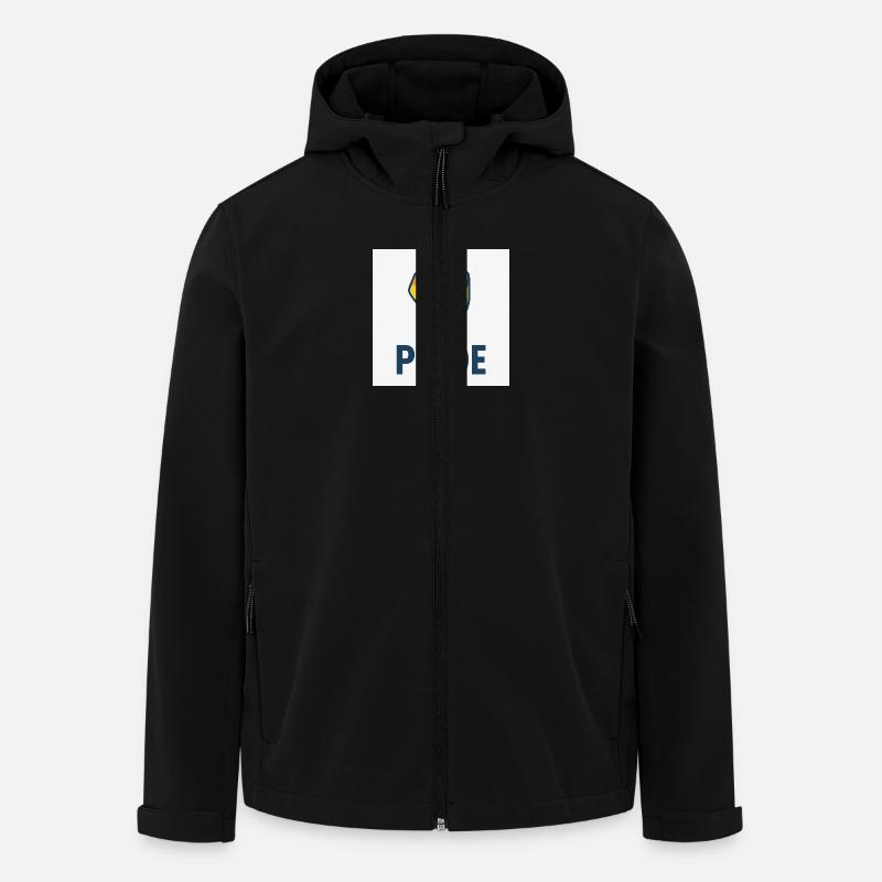 #PrideFist #LGBTQPower #QueerPride #RegenbogenFaus - Men’s Recycled Softshell Jacket by Stanley/Stella - black