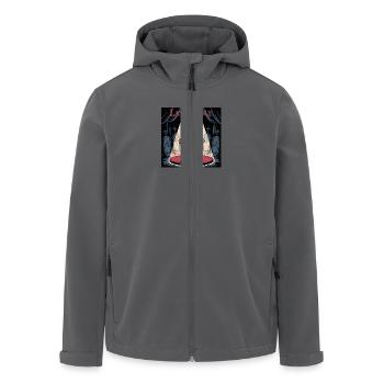 Witziges Design einer Gogo-Tänzerin - Recycelte Männer Softshell-Jacke von Stanley/Stella - Schwarz - Vorne - AI Model Male 185 light (185cm)
