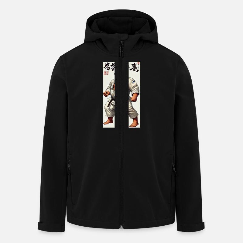 Finnish Karate MASTER - Men’s Recycled Softshell Jacket by Stanley/Stella - black