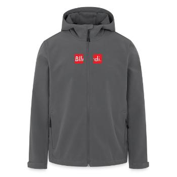 BLLRNBRDI Logo - Recycelte Männer Softshell-Jacke von Stanley/Stella - Schwarz - Vorne - AI Model Male 185 light (185cm)
