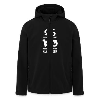 Dart Darts Shirt T-Shirt 26 nicht 180 Klassiker - Recycelte Männer Softshell-Jacke von Stanley/Stella - Schwarz - Vorne - AI Model Male 185 light (185cm)