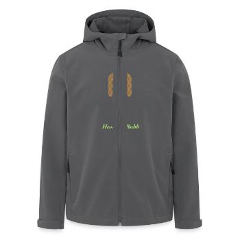 Hessisch Bubb - Recycelte Männer Softshell-Jacke von Stanley/Stella - Schwarz - Vorne - AI Model Male 185 light (185cm)