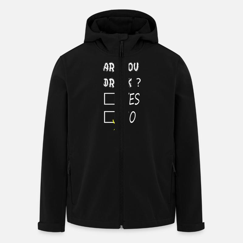 Are you drunk? - Recycelte Männer Softshell-Jacke von Stanley/Stella - Schwarz