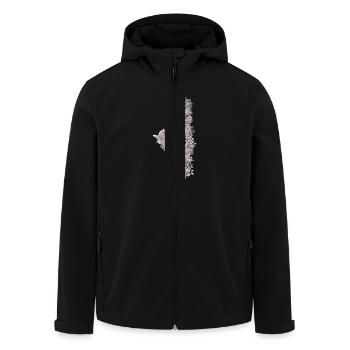 Corse - Men’s Recycled Softshell Jacket by Stanley/Stella - black - Front - AI Model Male 185 light (185cm)