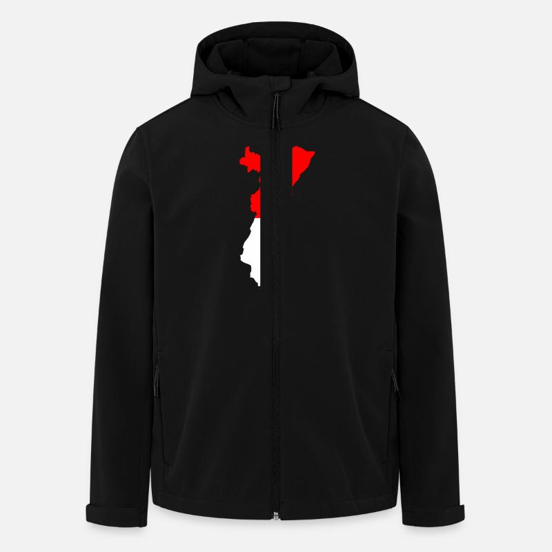 Alsace - Veste softshell homme en polyester recyclé Stanley/Stella - noir