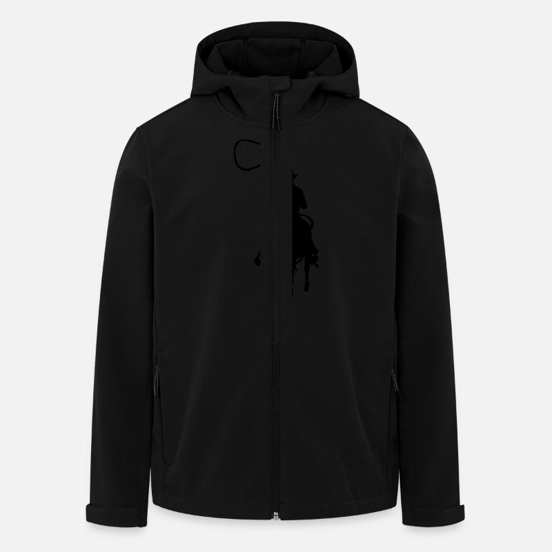 Cowboy - Veste softshell homme en polyester recyclé Stanley/Stella - noir