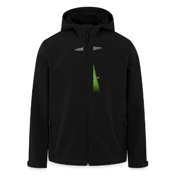 UFO - Recycelte Männer Softshell-Jacke von Stanley/Stella - Schwarz - Vorne - AI Model Male 185 light (185cm)