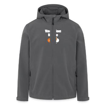 Vacation Mode On – Spritz mit Ladebalken (hell) - Recycelte Männer Softshell-Jacke von Stanley/Stella - Anthrazit - Vorne - AI Model Male 185 light (185cm)
