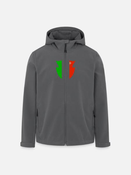 Canton de Neuchâtel - Veste softshell homme en polyester recyclé Stanley/Stella - noir