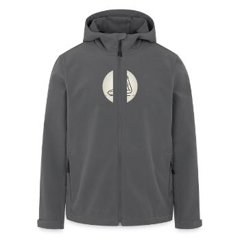 Yoga - Recycelte Männer Softshell-Jacke von Stanley/Stella - Anthrazit - Vorne - AI Model Male 185 light (185cm)