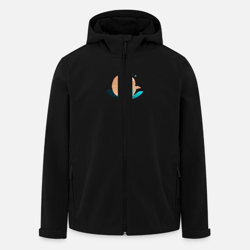 Göttin Venus - Recycelte Männer Softshell-Jacke von Stanley/Stella - Schwarz