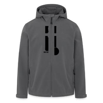 So kick it - Recycelte Männer Softshell-Jacke von Stanley/Stella - Schwarz - Vorne - AI Model Male 185 light (185cm)