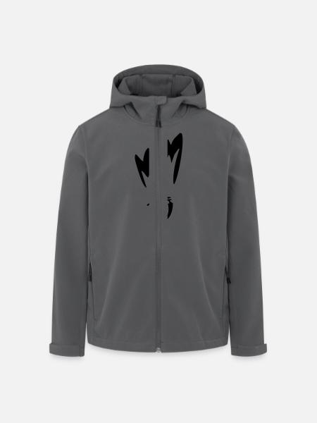 badminton - Men’s Recycled Softshell Jacket by Stanley/Stella - black