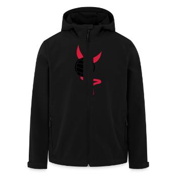 volleyball - Veste softshell homme en polyester recyclé Stanley/Stella - noir - Devant - AI Model Male 185 light (185cm)