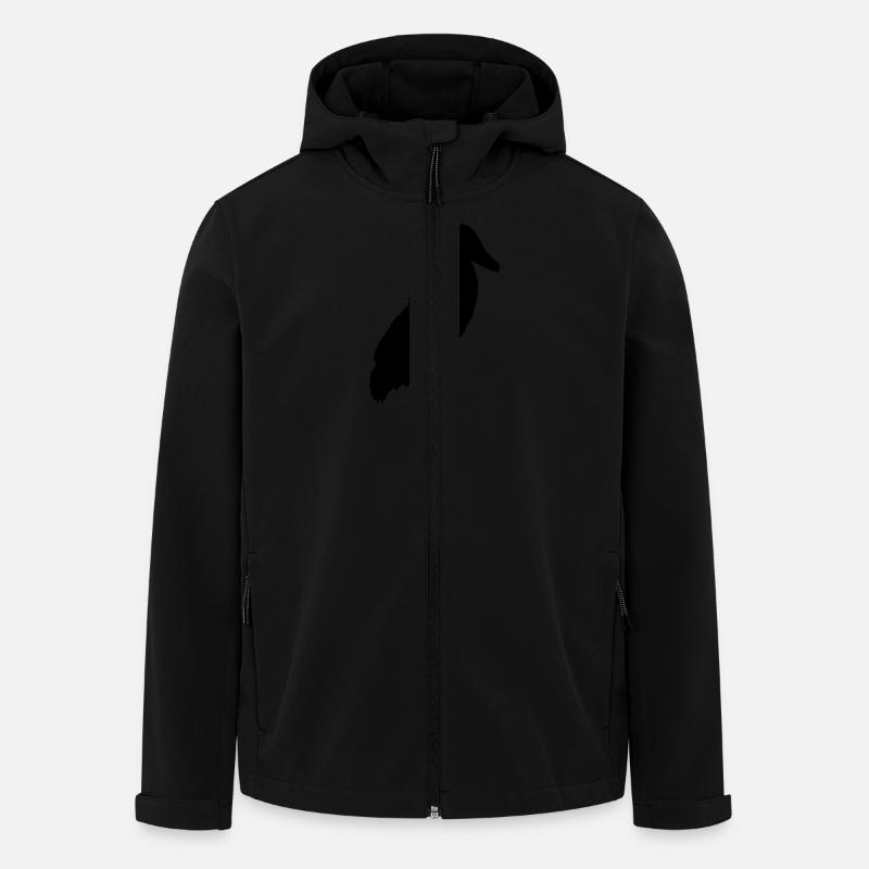 shoebill_s1 - Men’s Recycled Softshell Jacket by Stanley/Stella - black