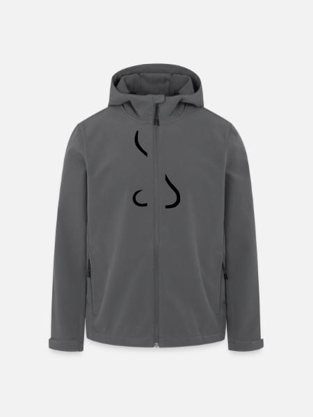 Nase - Recycelte Männer Softshell-Jacke von Stanley/Stella - Schwarz