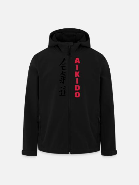 Aikido - Veste softshell homme en polyester recyclé Stanley/Stella - noir