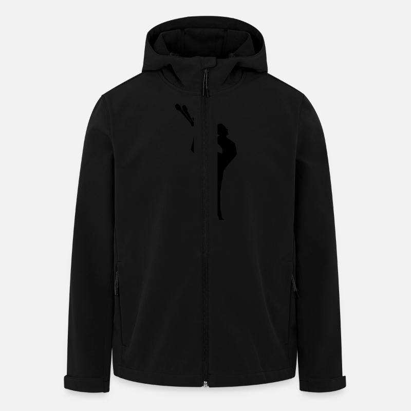 Gymnastics - Men’s Recycled Softshell Jacket by Stanley/Stella - black