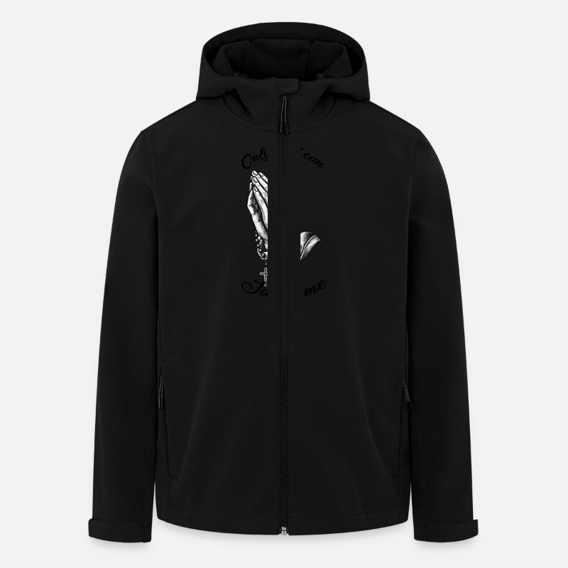 Praying hands - Men’s Recycled Softshell Jacket by Stanley/Stella - black