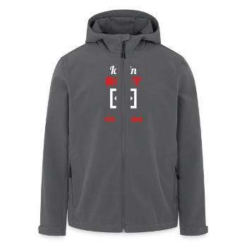 root darf das - Recycelte Männer Softshell-Jacke von Stanley/Stella - Anthrazit - Vorne - AI Model Male 185 light (185cm)