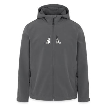 Manga - Recycelte Männer Softshell-Jacke von Stanley/Stella - Anthrazit - Vorne - AI Model Male 185 light (185cm)