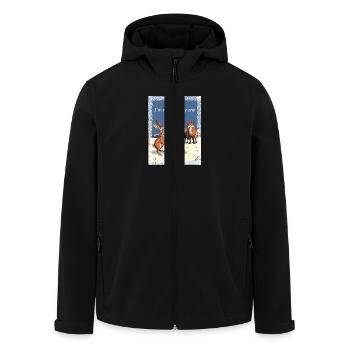 Prüfung des Schicksals - Recycelte Männer Softshell-Jacke von Stanley/Stella - Schwarz - Vorne - AI Model Male 185 light (185cm)