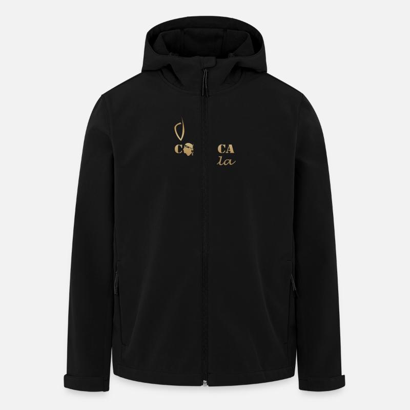 corse - Men’s Recycled Softshell Jacket by Stanley/Stella - black