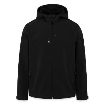 Bulle d'eau - Veste softshell homme en polyester recyclé Stanley/Stella - noir - Devant - AI Model Male 185 light (185cm)