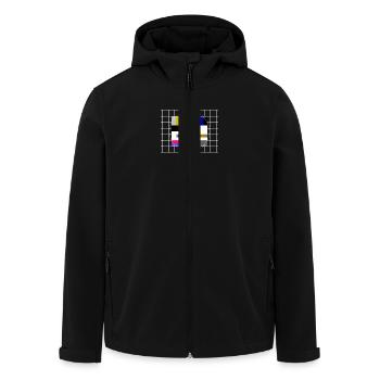 Testbild - Recycelte Männer Softshell-Jacke von Stanley/Stella - Schwarz - Vorne - AI Model Male 185 light (185cm)